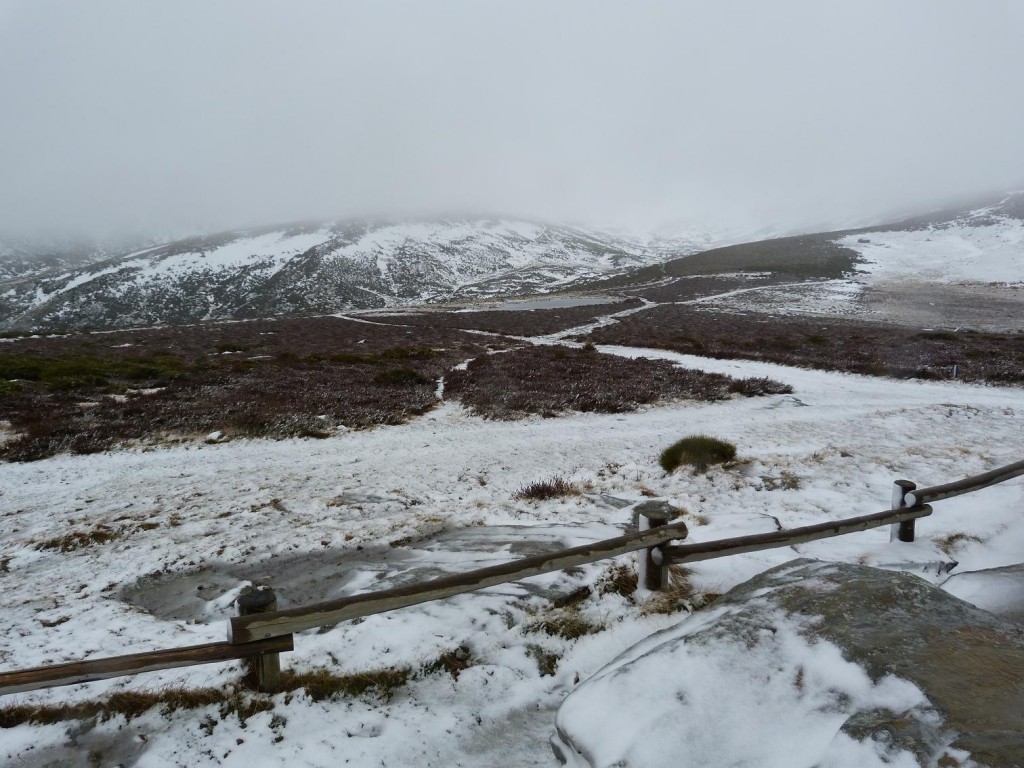 Pohorie Sierra Cabrera Baja nad Lago de Sanabria, sneží od 1700 m.n.m.